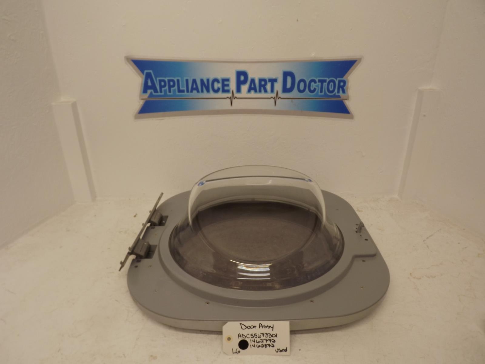 LG Washer ADC55673301 1462772 1462872 Door Assy Used LG Washer ADC55673301 1462772 1462872 Door Assy Used